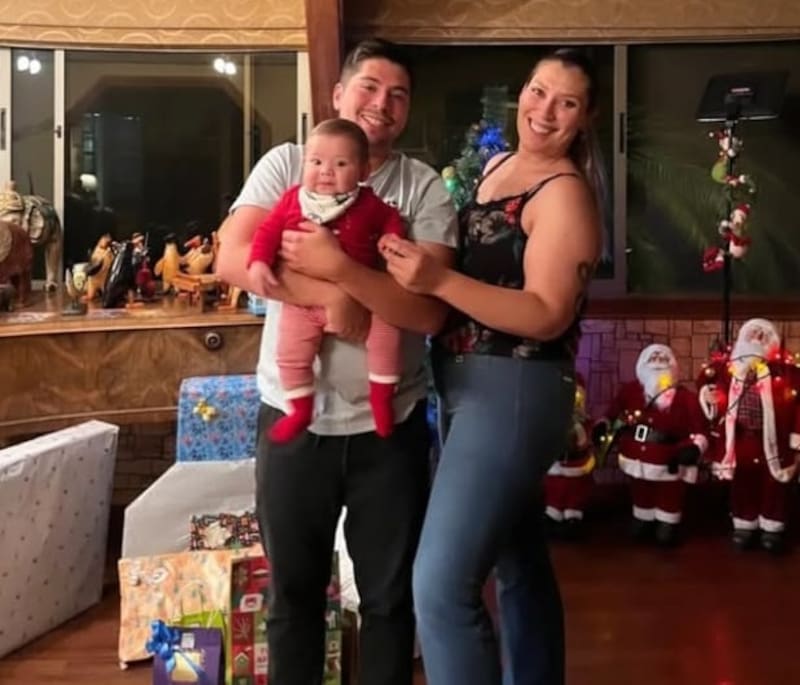 Julián Augusto vivió su primera Navidad. Créditos: Instagram