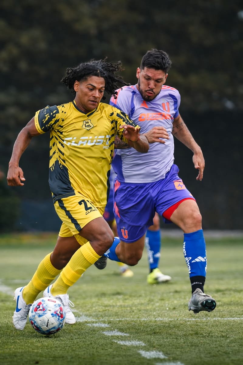 Fue titular en partido amistoso de la U. Foto: @sanluisdequillota