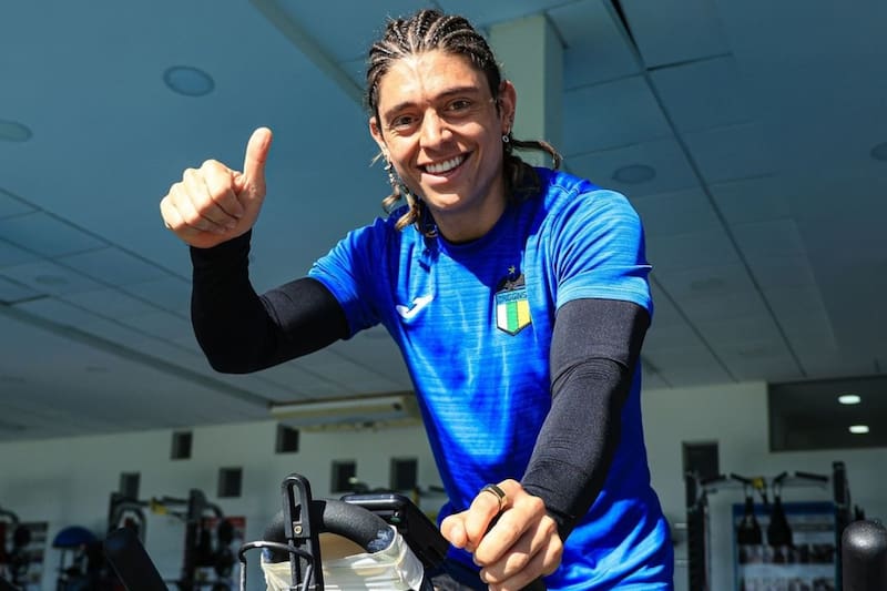 Joaquín Montecinos recibe cerca de 100 millones de pesos mensuales, pero Xolos de Tijuana paga el 75%. Foto: O'Higgins.