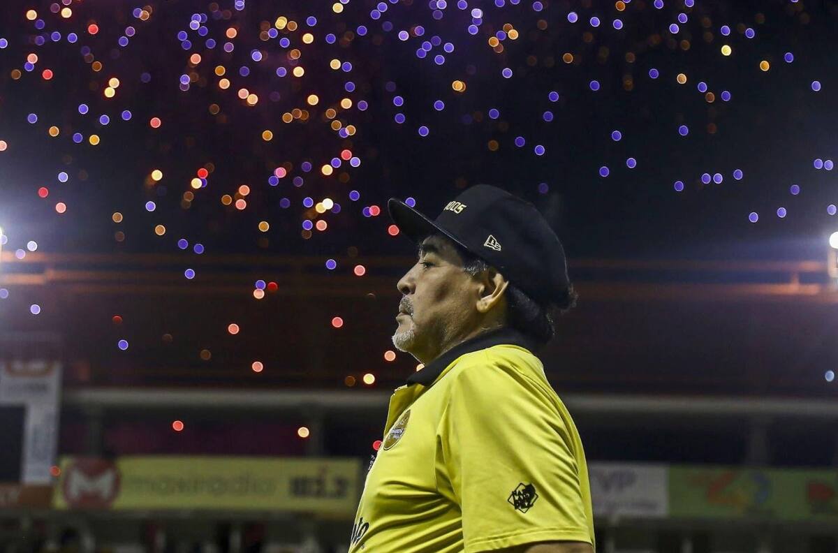 “El jefe nos cuidará por siempre”: El gran homenaje de Dorados de Sinaloa a Diego Maradona