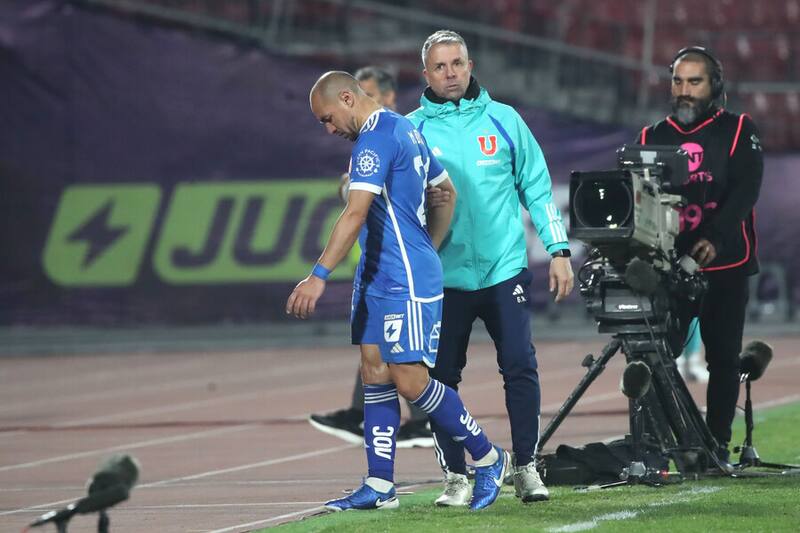 Marcelo Díaz reveló porque fue sustituido en la derrota de la U ante Palestino. Foto: Aton.