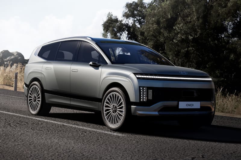 Hyundai presentó IONIQ 9, el nuevo familiar eléctrico con tres filas de asientos