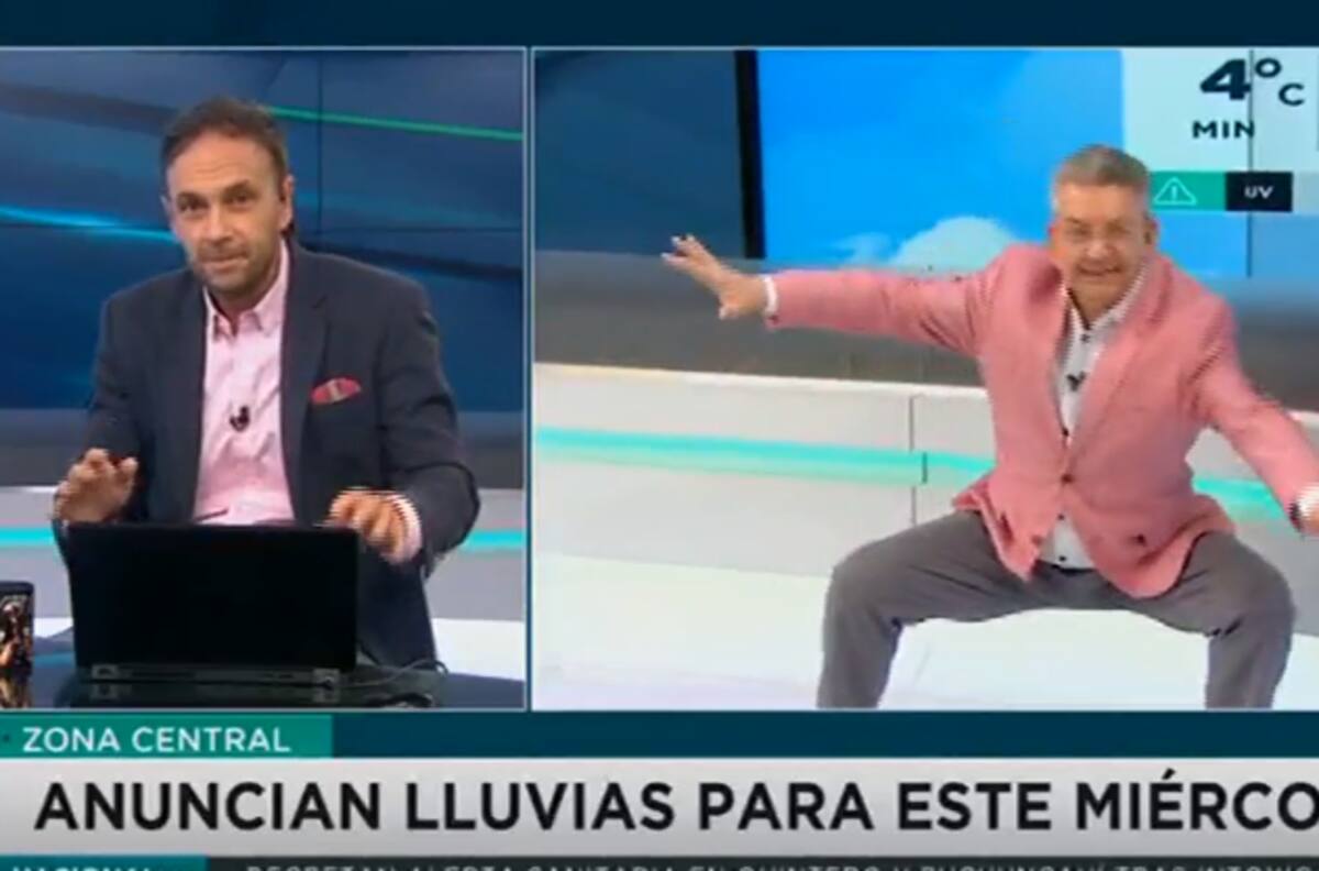 "Para mis rodillas suben las temperaturas": Meteorólogo Jaime Leyton sorprende bailando durante el reporte del tiempo en "Meganoticias Alerta"