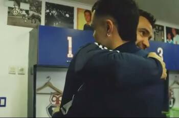 “Te van a tratar bien acá”: el reencuentro de Vicente Fernández con Cristopher Toselli en la U