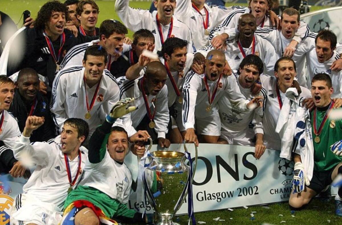 Real Madrid revivió la obtención de 'La Novena' Champions League en 2002