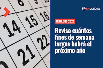 Feriados 2023: ¿Cuántos fines de semanas largo habrá el próximo año?