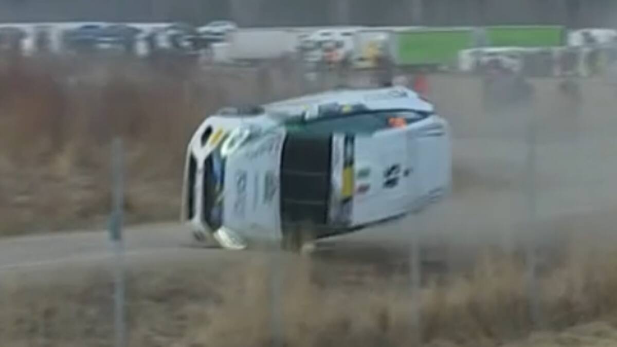 Pilotos se salvaron milagrosamente en el Rally de Suecia luego de graves accidentes