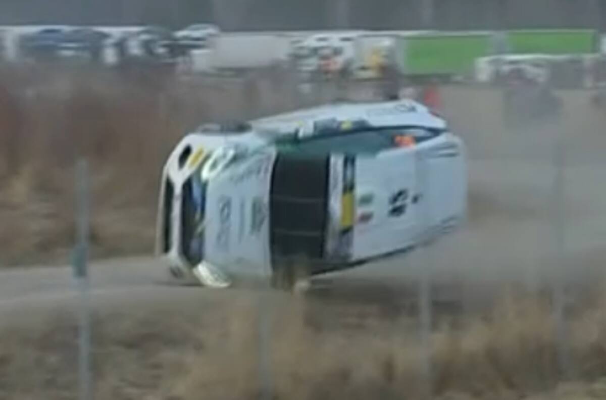 Pilotos se salvaron milagrosamente en el Rally de Suecia luego de graves accidentes