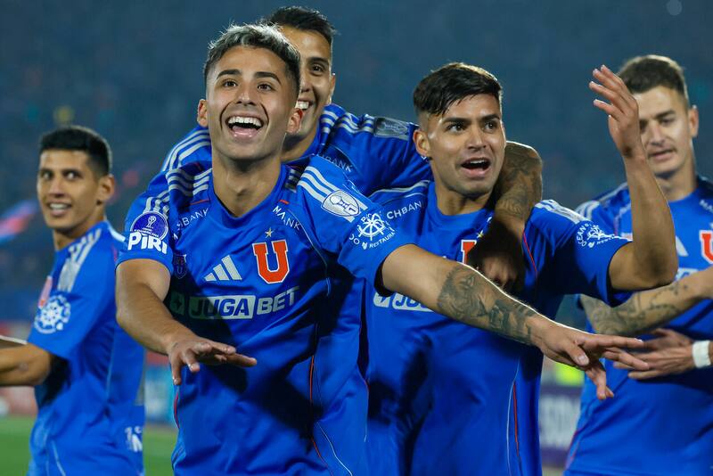 Universidad de Chile goleó a Guaraní en Copa Sudamericana. Foto: Aton.