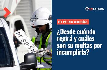 Ley Patente Cero Días: ¿En qué consiste, desde cuándo regirá y cuál es la multa por no portar la placa?