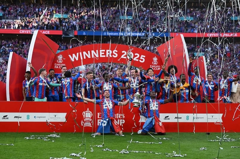 Crystal Palace campeón FA Cup 2025. Foto: Instagram Crystal Palace.