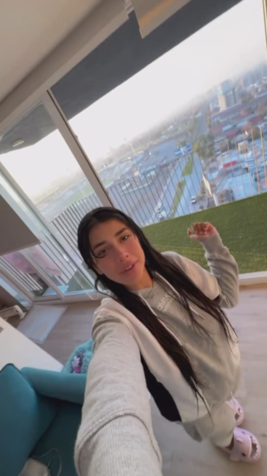 Estas son las vistas que ofrece el balcón del nuevo departamento de Eskarcita