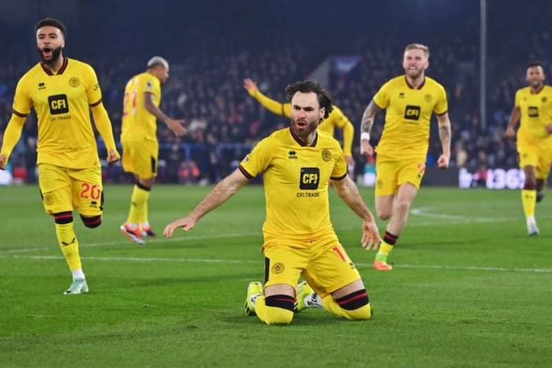 El delantero había marcado a los 20 segundos de partido y era la figura cuando fue sustituido. Foto: Sheffield Star.