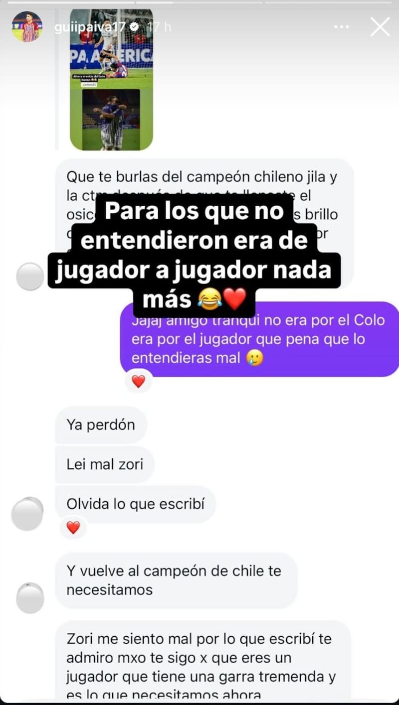 El delantero tuvo que explicar su historia en Instagram
