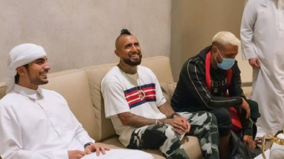 ¿Negociando su futuro? Arturo Vidal se reunió con millonario jeque Mana Al Maktoum en Dubai