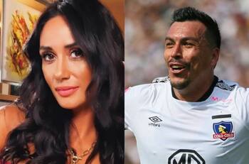 Pamela Díaz entregó especial saludo de cumpleaños a Esteban Paredes