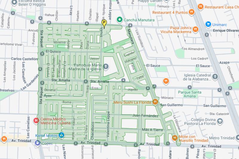 En este sector, la interrupción en el suministro se extenderá hasta la mañana del viernes. Créditos: Aguas Andinas.
