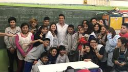 Niños le dedicaron la canción de Peter Pan a Marcelo Gallardo
