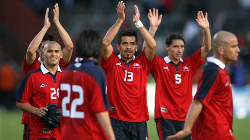 Jorge Vargas en su paso por la Selección Chilena