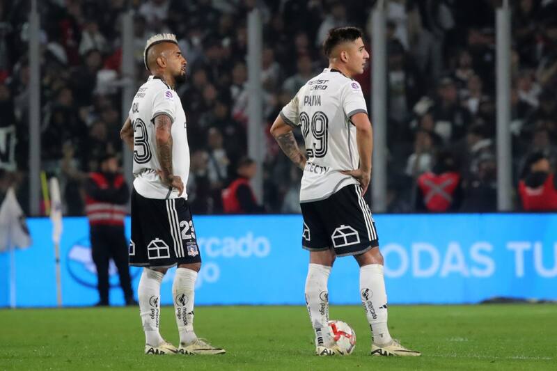 junto a Arturo Vidal en Colo Colo. Foto: Aton.