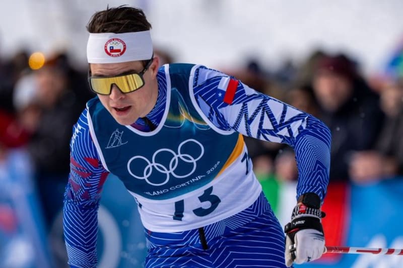 Sebastián Endrestad participó en los 10 kilómetros de cross country. Foto: team Chile.