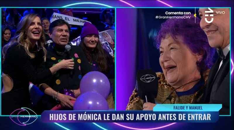 Hijos y esposo de Mónica Ramos le enviaron apoyo antes de entrar a "Gran Hermano" Chile.