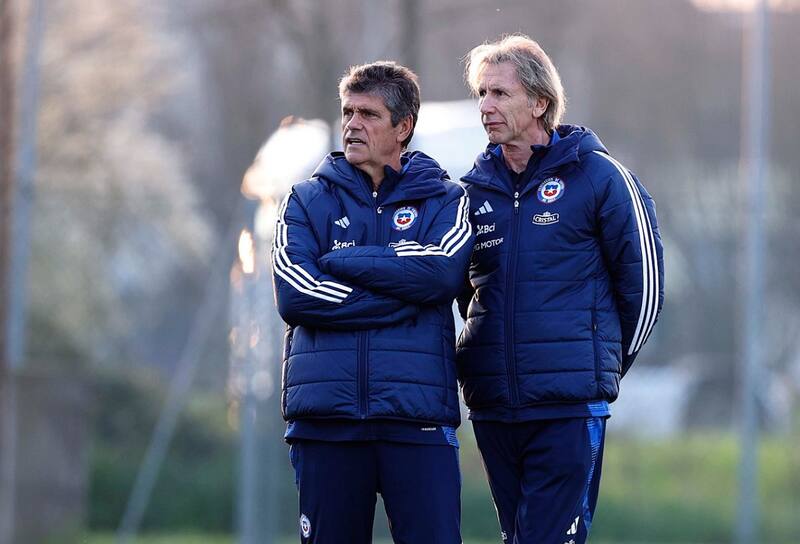 Entrenando a La Roja. Foto: ANFP