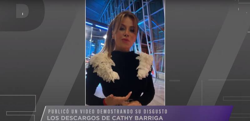 En “Zona de Estrellas” filtraron video de Cathy Barriga desahogándose sobre las preguntas que le hicieron en “Como Pedro por su Casa”, el nuevo programa de Pedro Carcuro.