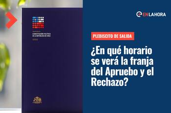 Plebiscito de Salida: Revisa en qué horario se trasmitirá la franja del apruebo y del rechazo hoy