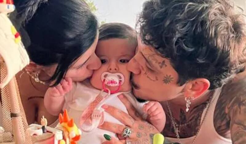 Christian Nodal y Cazzu revelan la identidad de su hija.