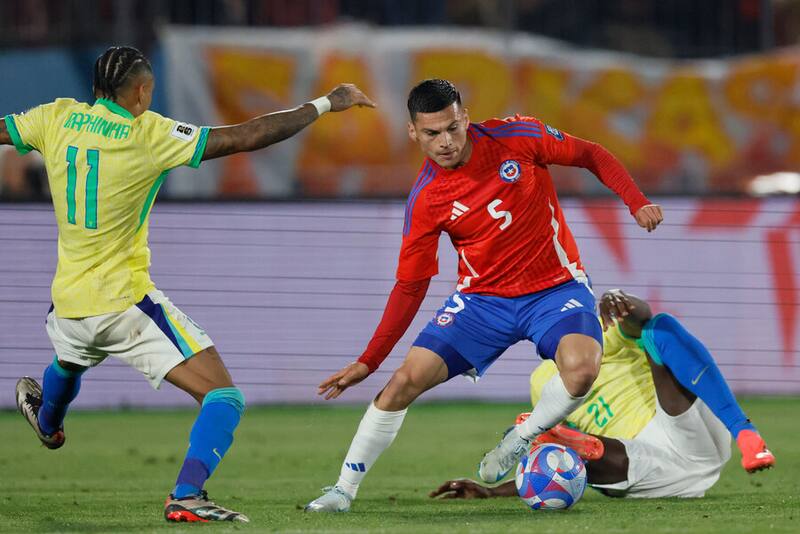 Lucas Cepeda con la Selección Chilena. Foto: Aton