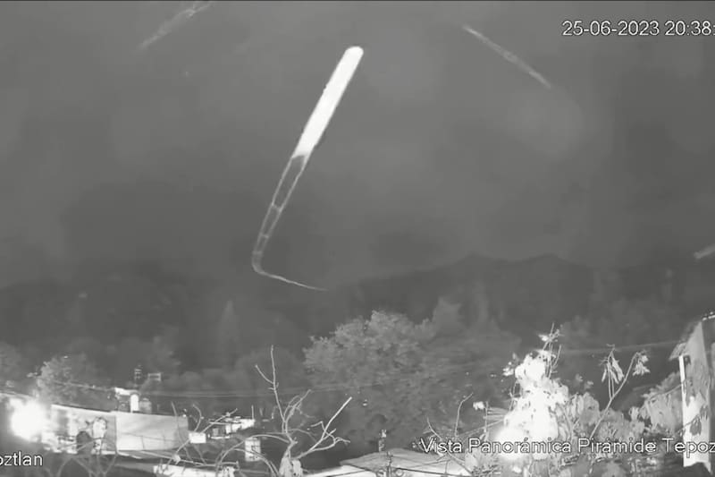 El registro fue captado el pasado 25 de junio.