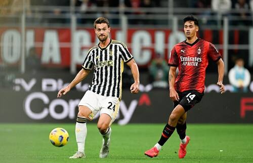 en el duelo ante el AC Milán.