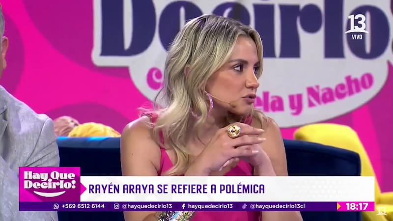 La periodosta respondió a Daniela Aránguiz en "Hay que Decirlo".