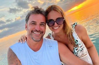 Ana Sol Romero y Douglas disfrutaron de un especial panorama juntos en Miami