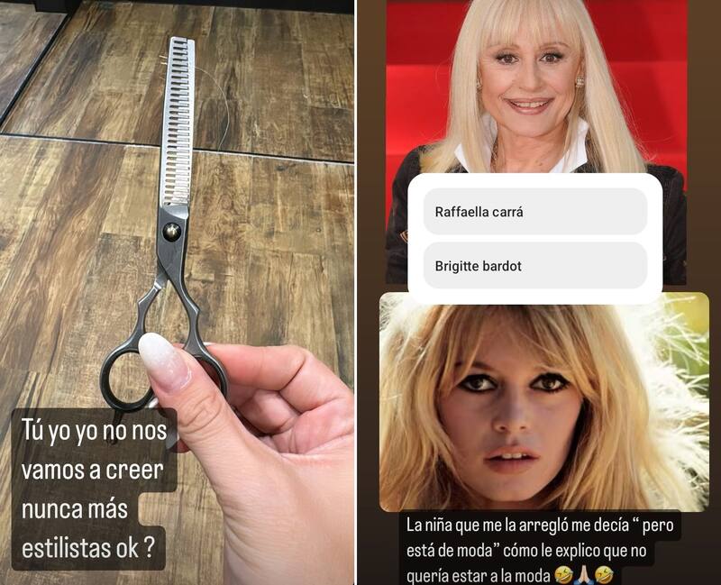 Coté López no quedó a gusto con su flequillo. Créditos: Instagram