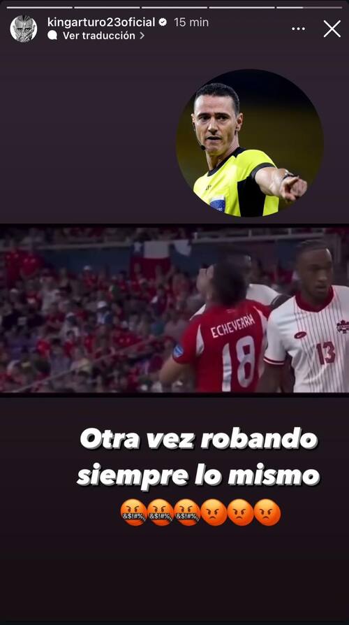 Arturo Vidal no se guardó nada y le tiró a Wilmar Roldán en Instagram.