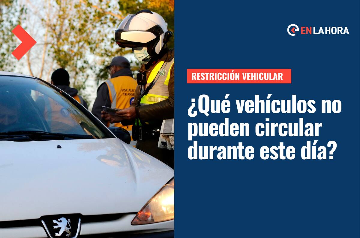 Restricción Vehicular | ¿Habrá restricción este domingo 24 de julio en la Región Metropolitana?