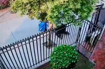 VIDEO | Captan momento en que mujer de 92 años cae desde la camilla al suelo y familia acusa negligencia