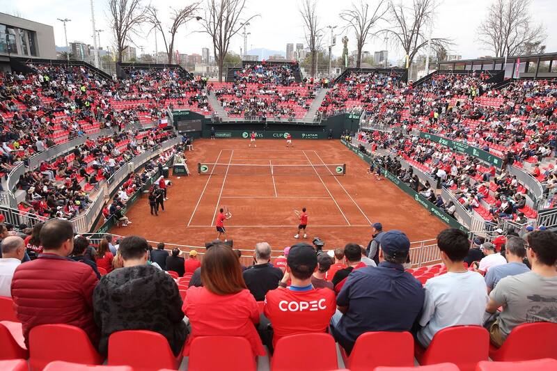 El Court Central del Estadio Nacional volverá a recibir a Chile. Agencia Aton