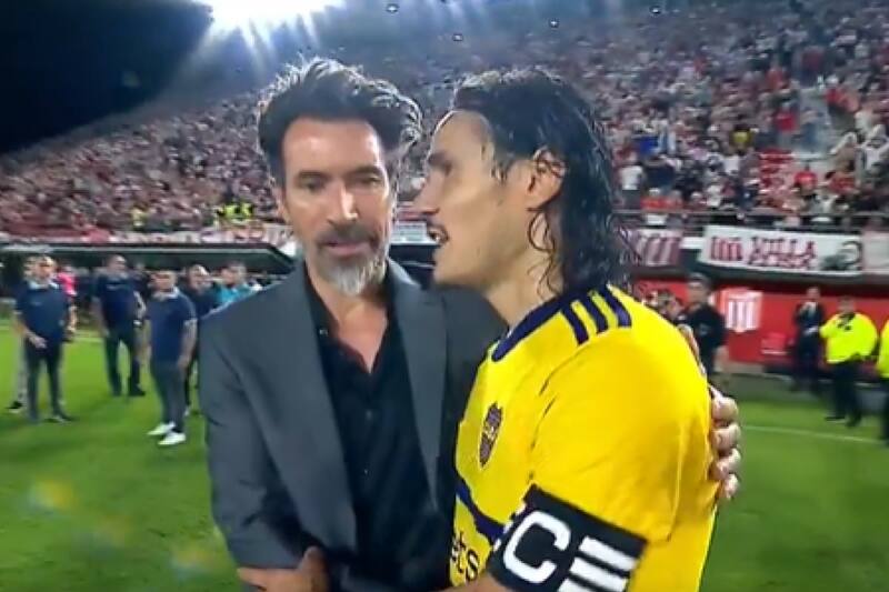 capitán de Boca Juniors en el duelo ante Estudiantes de la Plata.