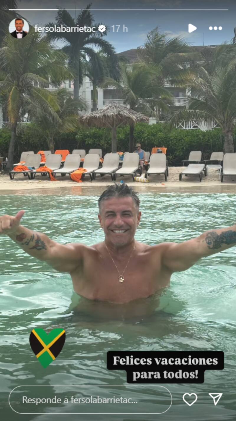 El periodista viajó con Ivette Vergara a Jamaica.