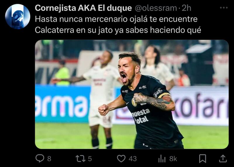 Hinchas de Alianza Lima no perdonaron a Gabriel Costa