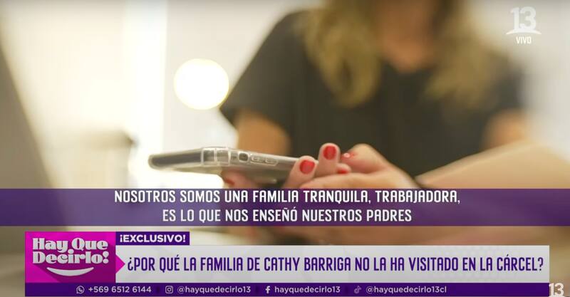 habla del presente de la ex alcaldesa.