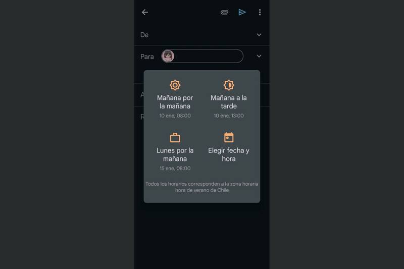 Así puedes programar un correo en Gmail.