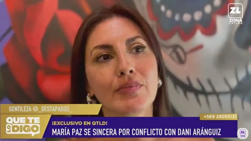 La periodista se sinceró con Que te lo Digo. Créditos: Pantallazo Zona Latina