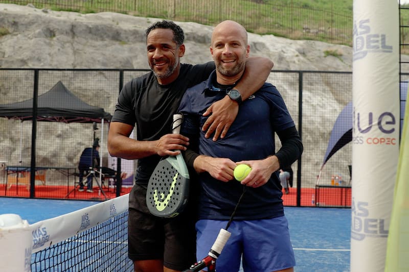 Jean Beausejour y Etienne Didot. Foto: Felipe Escobedo/En Cancha.