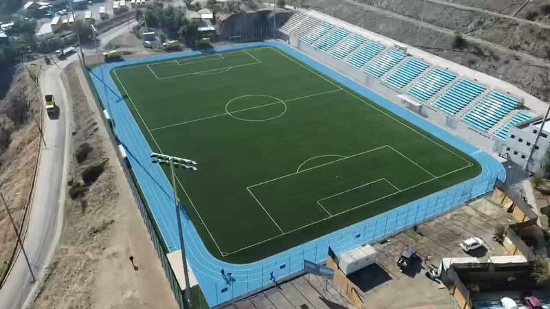 Así avanza la remodelación del Estadio Municipal de Lo Barnechea