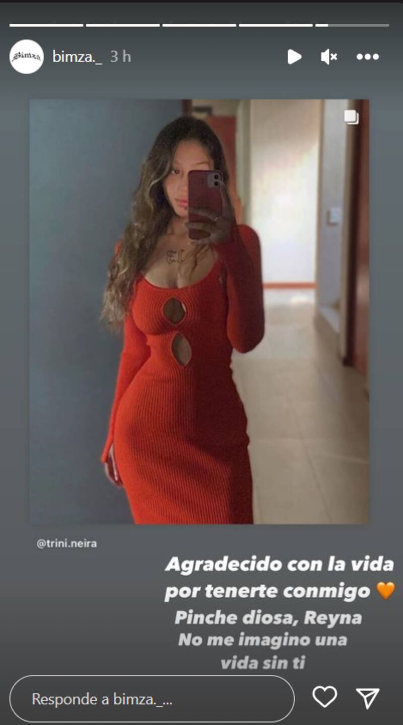 El comentario de Bastián Muñoz a su polola, Trinidad Neira.