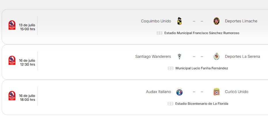Cuartos de final de vuelta.